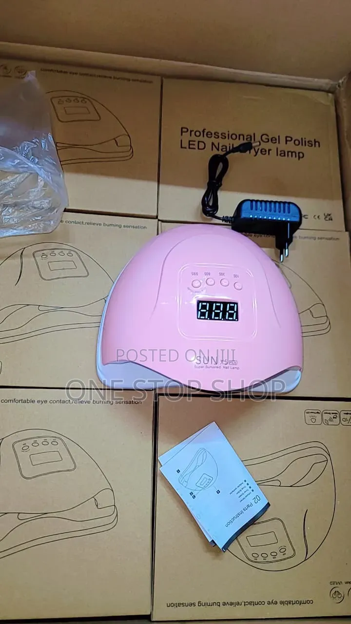 Uv Led Nail Lamp With Digital Display Smart Sensors