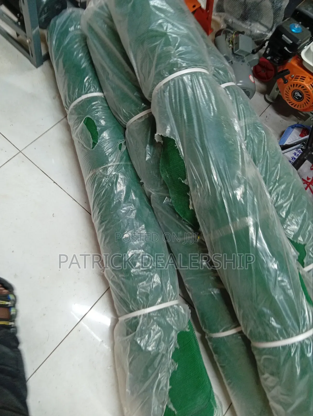 Dark Green Construction Net