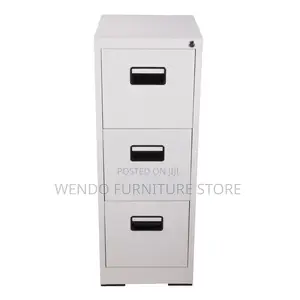 Office Cabinet Steel Grey White Cabinet With Three Lock Doors