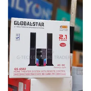 Globalstar Gs-6502 2.1 Channel Speaker Sound System