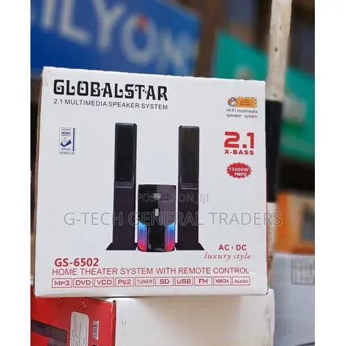 Globalstar Gs-6502 2.1 Channel Speaker Sound System