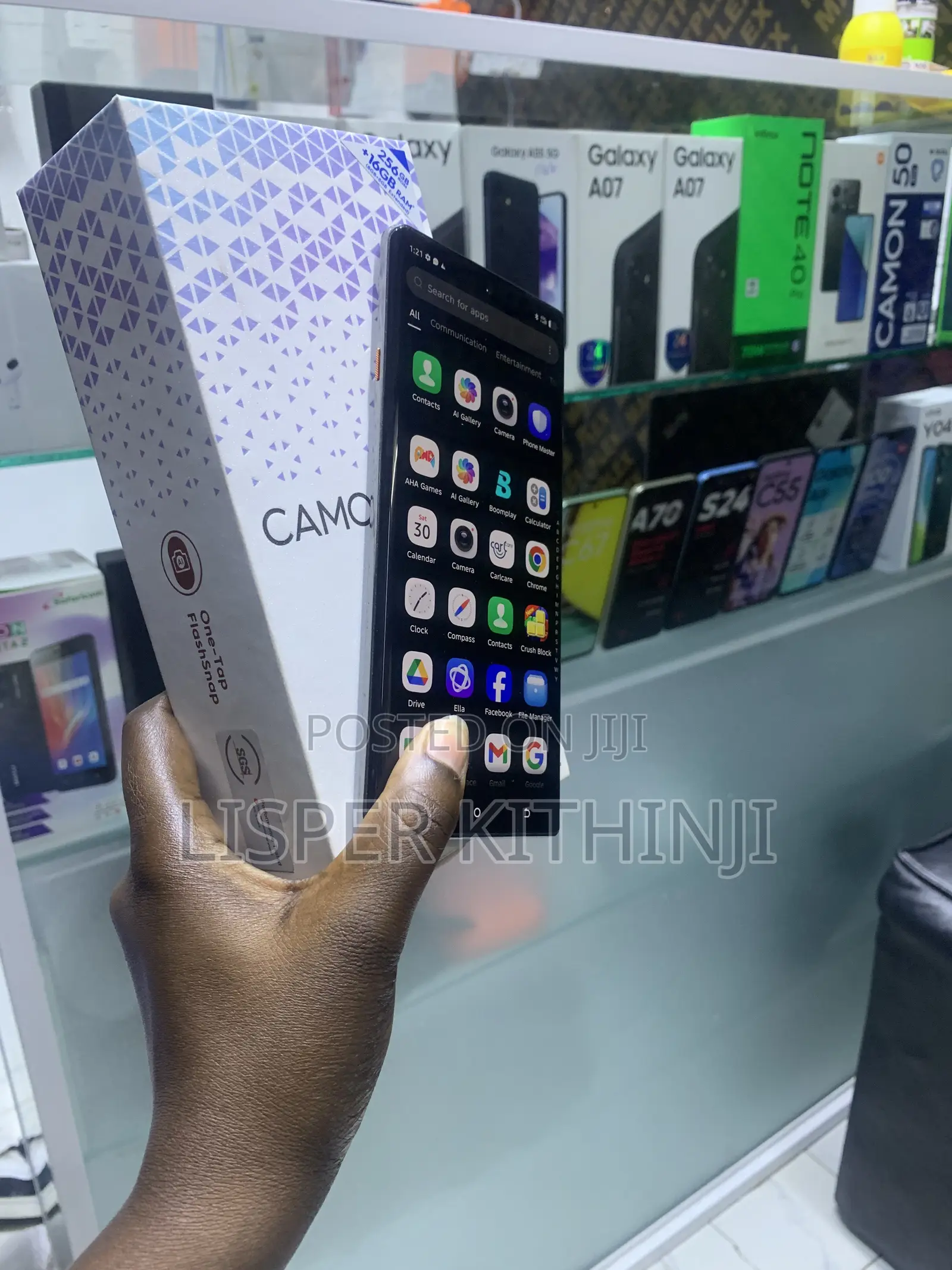 Tecno Camon 40 Pro 4G 256 GB Black