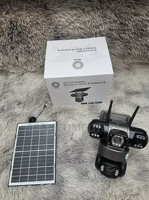 4g Solar Triple Lens CCTV Camera – 360° PTZ Night Vision Sim Card