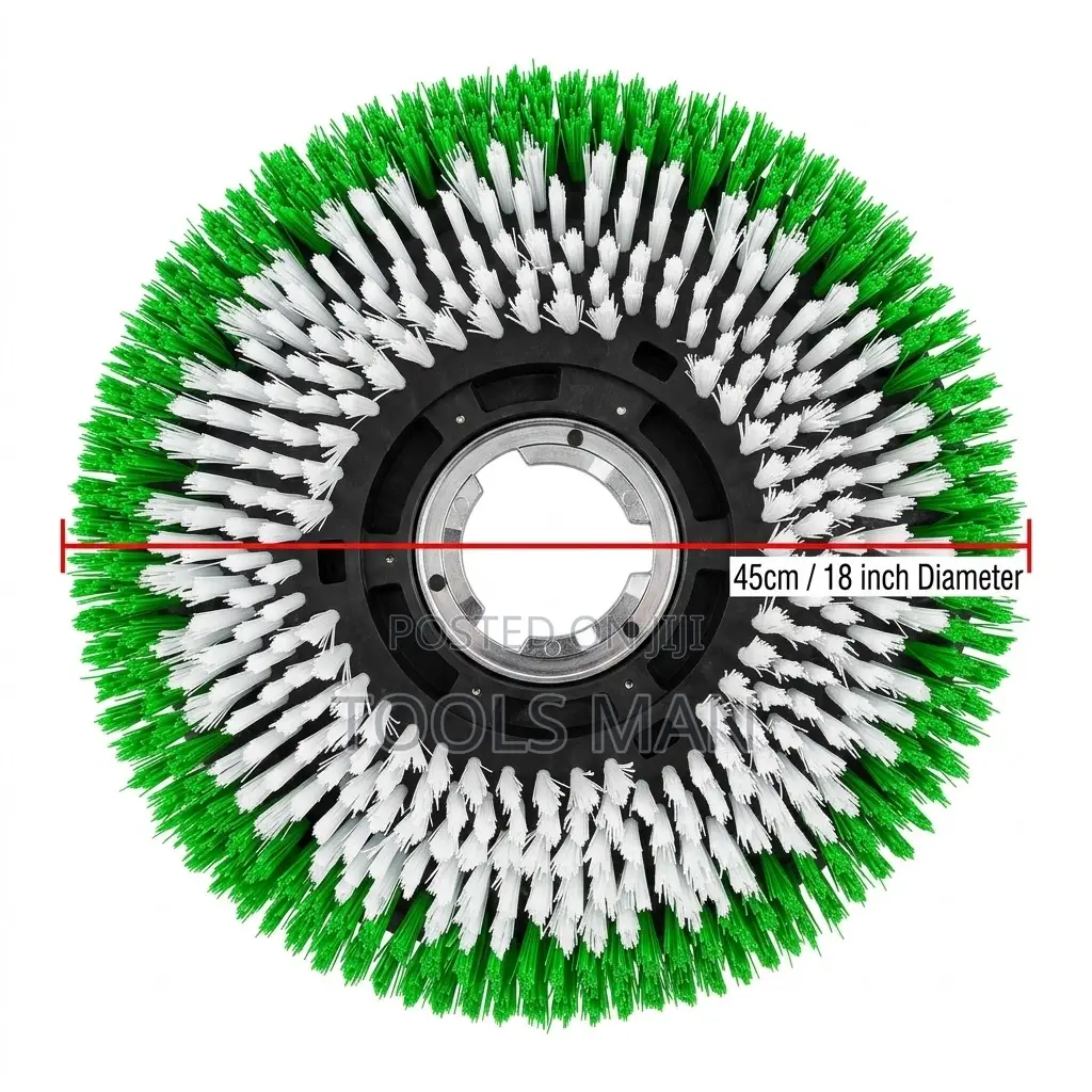 Rotary Floor Scrubber Brush-45cm/18 Inch Heavy Duty Cleaning/Scrubbing