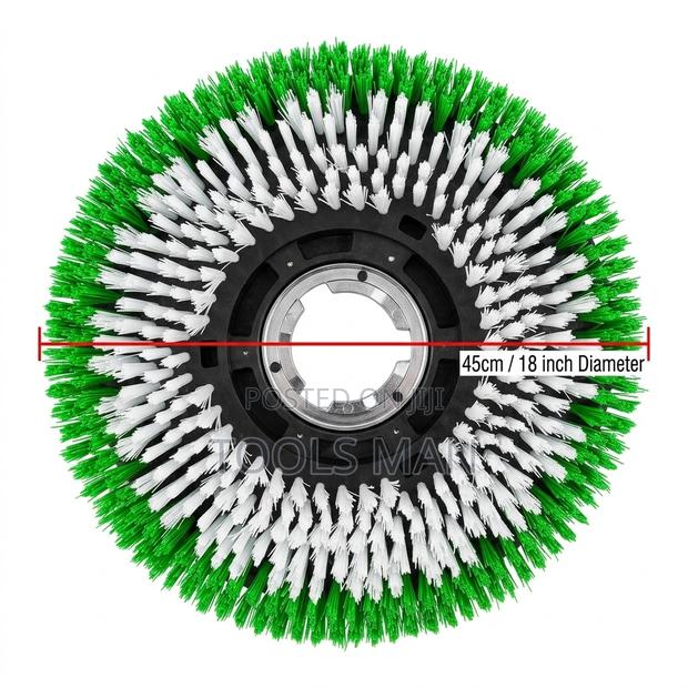 Rotary Floor Scrubber Brush-45cm/18 Inch Heavy Duty Cleaning/Scrubbing