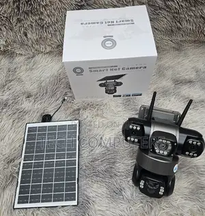 4g Sim Solar CCTV Camera Triple Lens – Waterproof 360° PTZ Outdoor