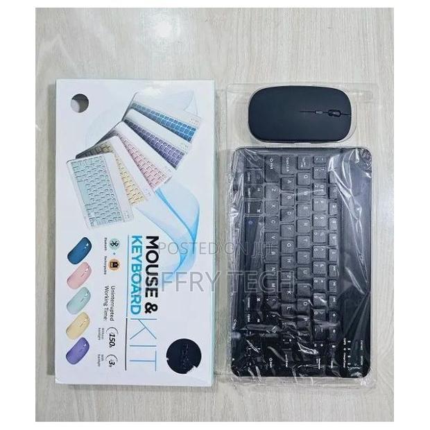 Rechargeable Wireless Bluetooth Keyboard Mouse Kit - thumbnail 2