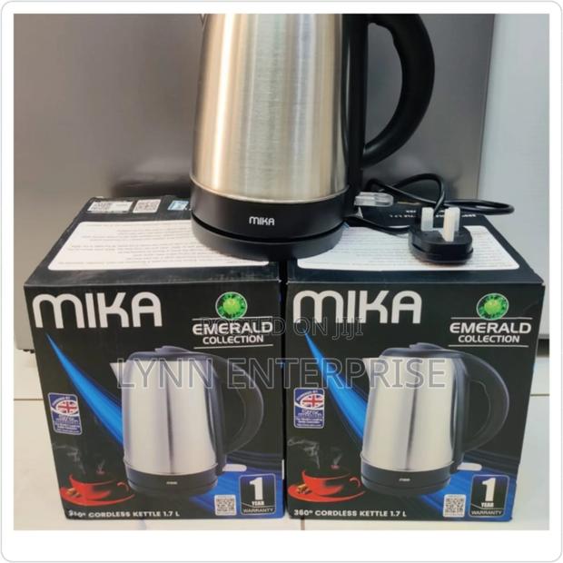 *Mika Kettle, Mkt2101x, 1.7l, Stainless Steel, 360o Cordless