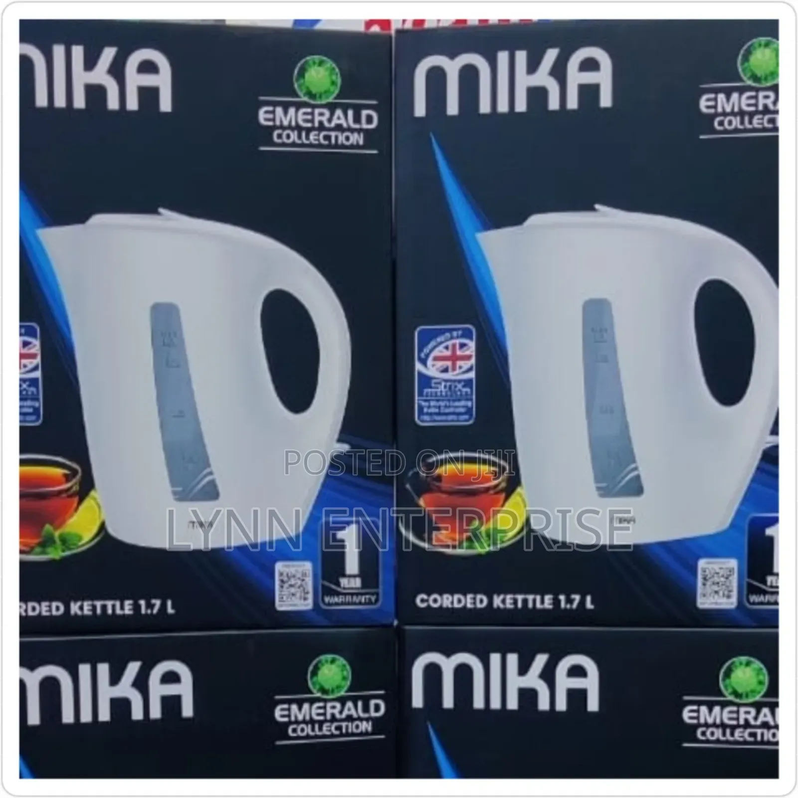 *Mika Kettle, 1.7l, Plastic, Corded