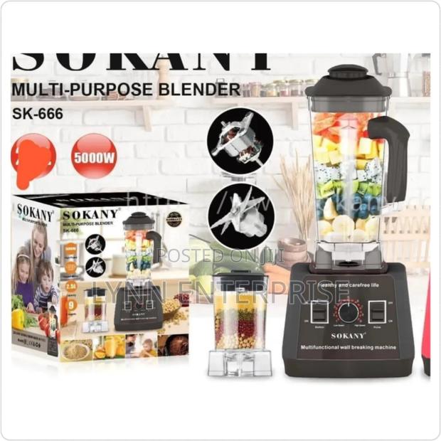 *2 in 1 Sokany Commercial Blender 2litre