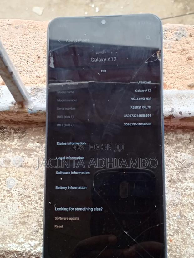Samsung Galaxy A12 64 GB Blue - thumbnail 3