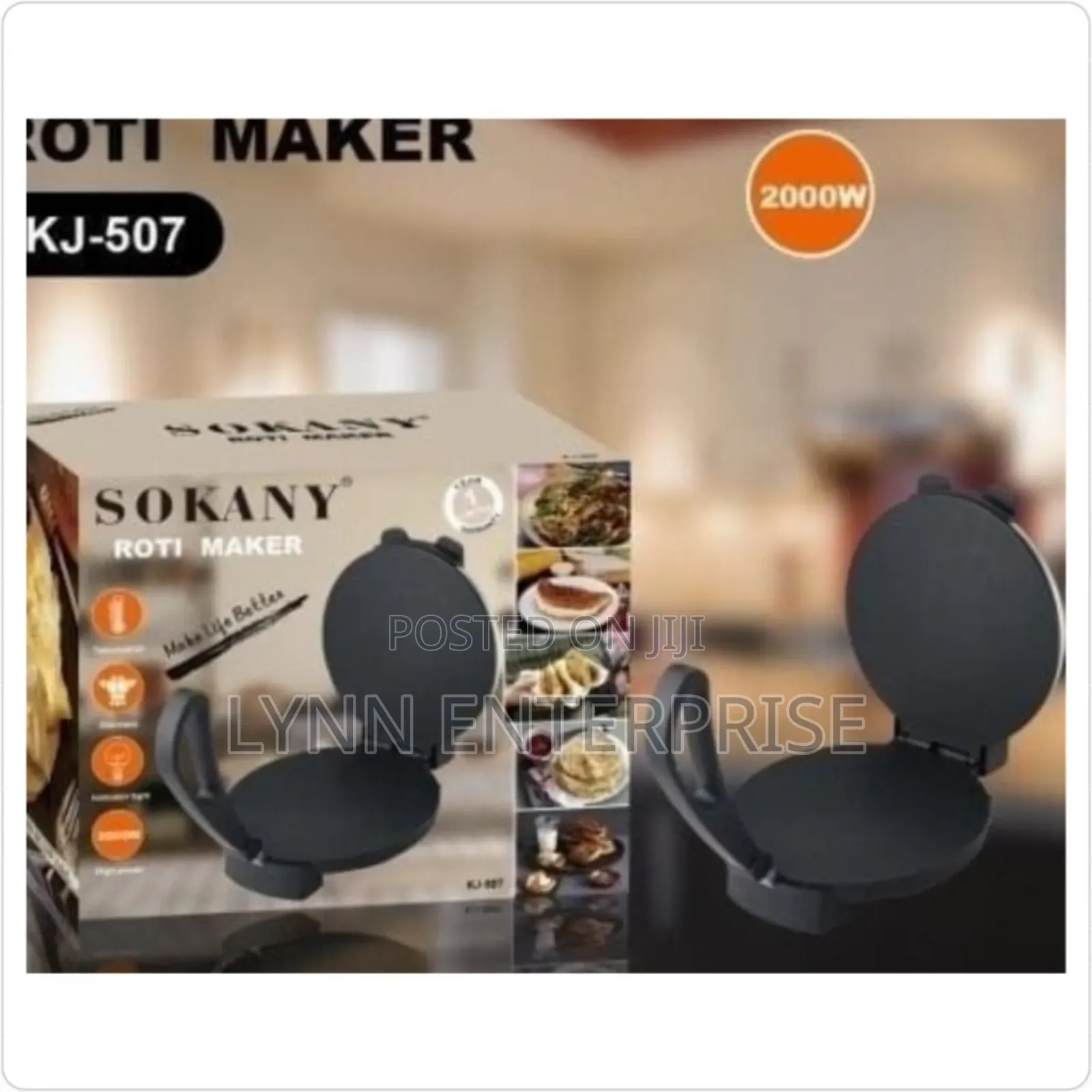 *Sokany Chapati /Roti Maker*