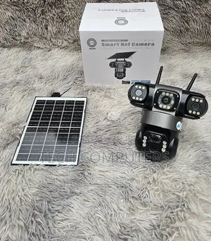 Solar 4g CCTV Camera – Full Color Night Vision Triple Lens Outdoor
