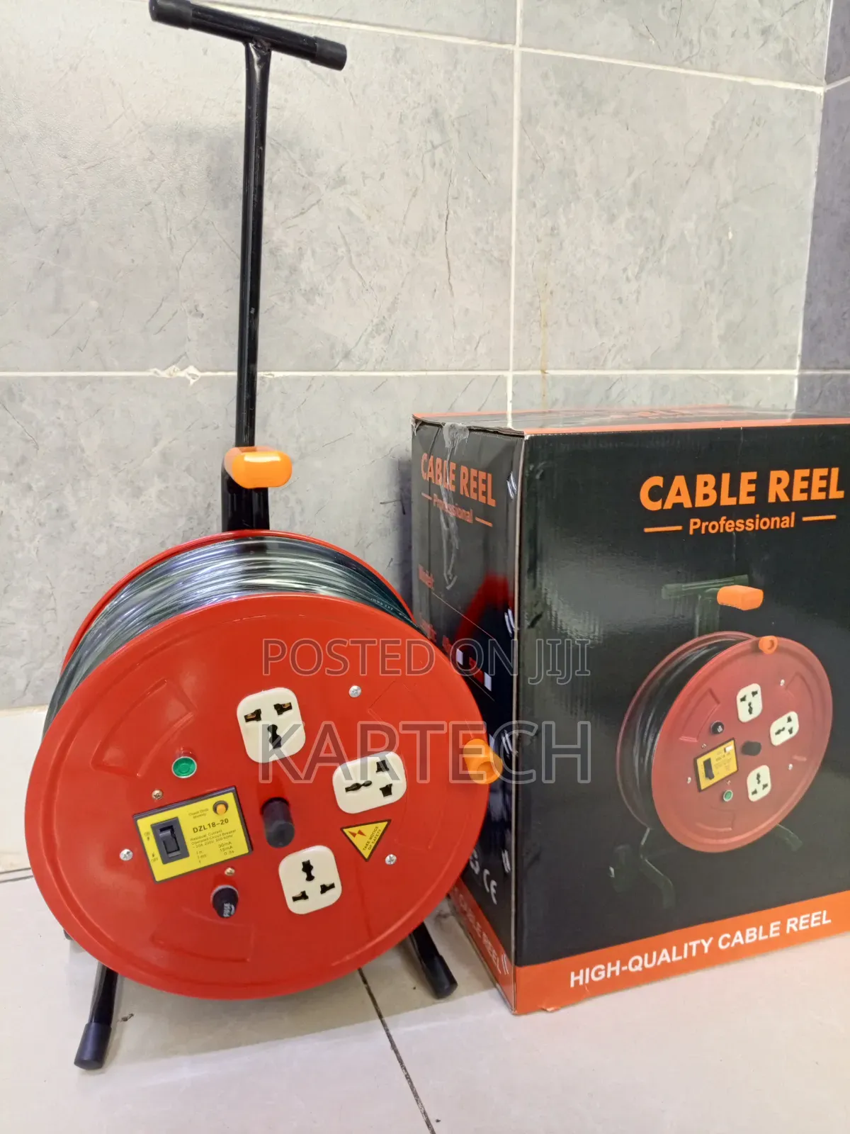 High-Quality 50 Metres 2.5mm Portable Cable Extension Reel