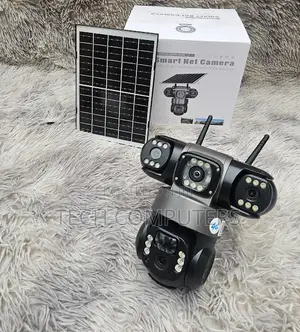 4g Solar CCTV Camera Triple Lens – Full Hd Night Vision Outdoor