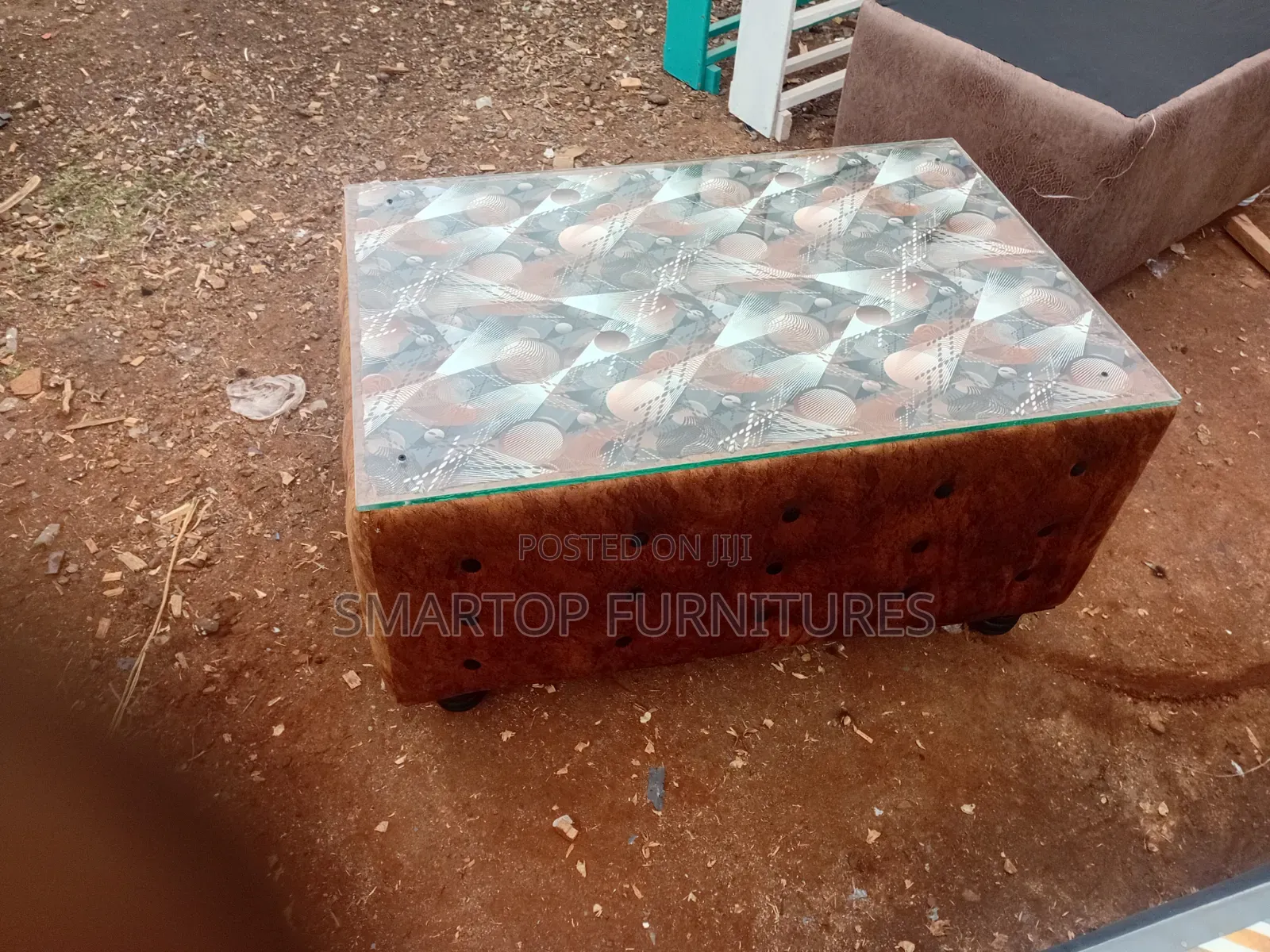 Fabric Top Grassed Table
