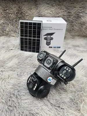 Solar 4g Triple Lens Camera – PTZ 360° Smart Security Outdoor