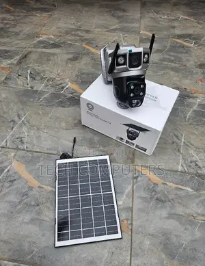 4g Solar Dual Lens CCTV Camera – 360° PTZ Night Vision Sim Card