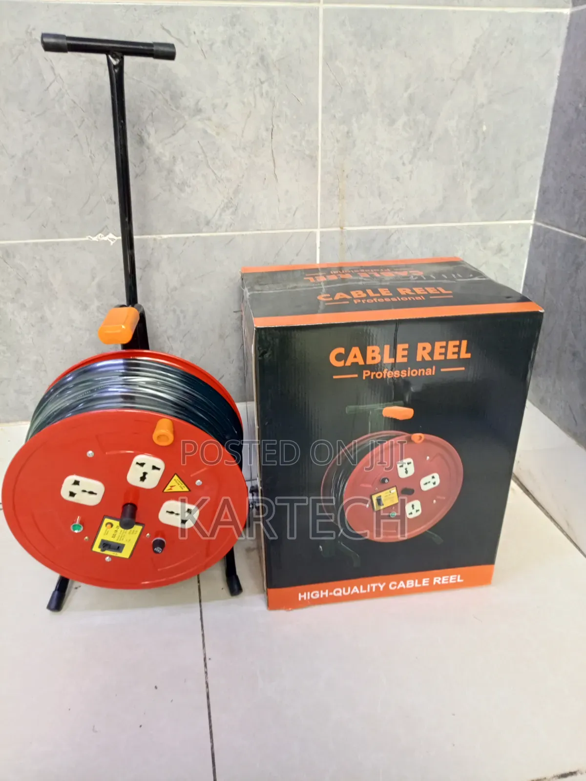 50m 2.5mm Professional Extension Reel With Safety Switch