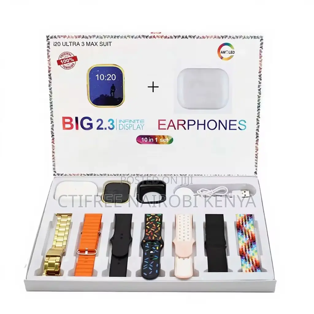 10 in 1 7 Strap Smart Watch