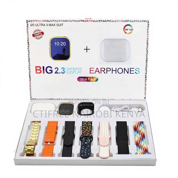 10 in 1 7 Strap Smart Watch - thumbnail 2