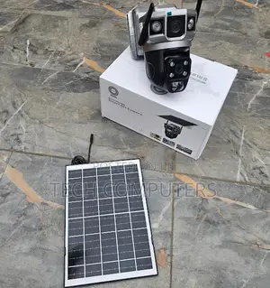 4g Solar CCTV Camera Dual Lens – No Wifi Needed PTZ Outdoor