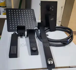 Black 5way Concealed Shower