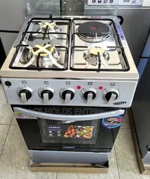 Ecomax 50*55 Standing Gas Cooker - 3g, 1e Electric Oven + Free Gifts