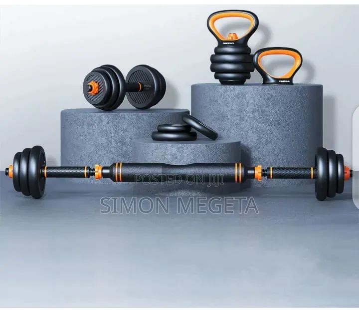 Complete Set. New 30kgs Dumbell 6in1
