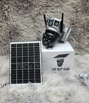 4g Dual Lens Solar CCTV Camera – Sim Card Outdoor Night Vision