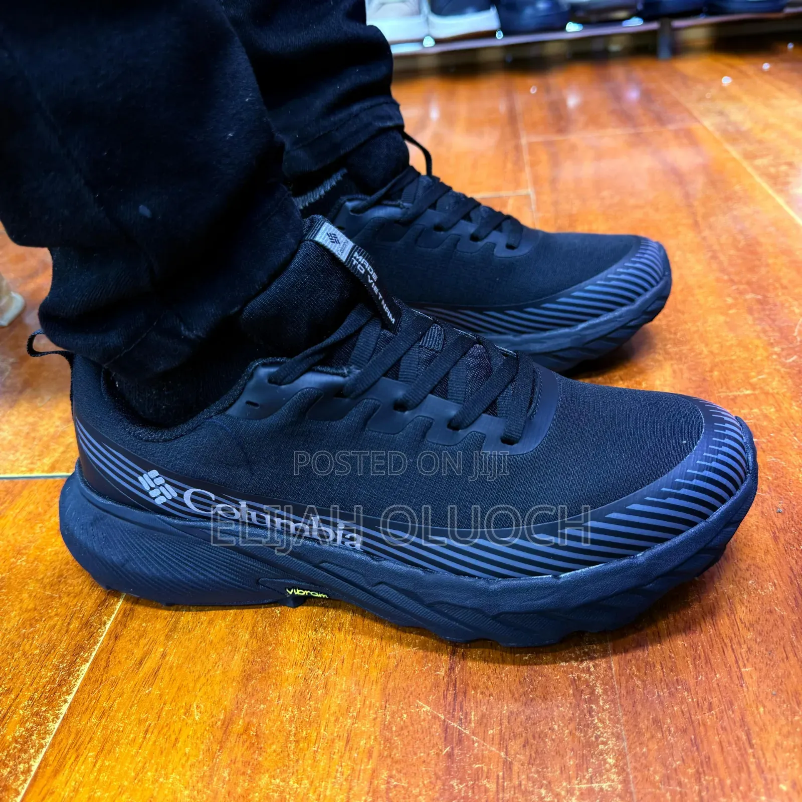 Black Columbia Vibram Hiking Sneakers
