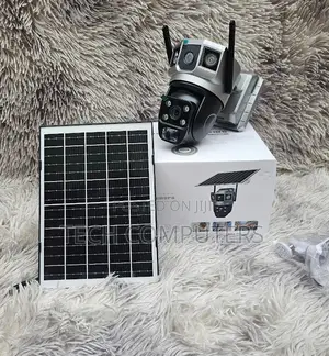 V380 Solar Dual Lens CCTV Camera – 4g PTZ 360° Night Vision