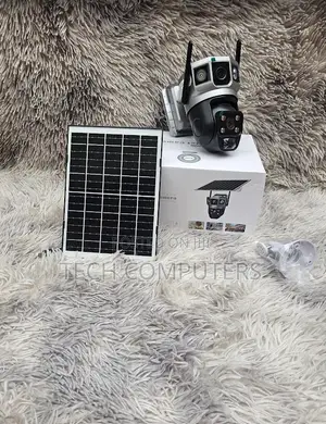 4g Solar CCTV Camera Dual Lens – Wide Angle 360° PTZ Outdoor