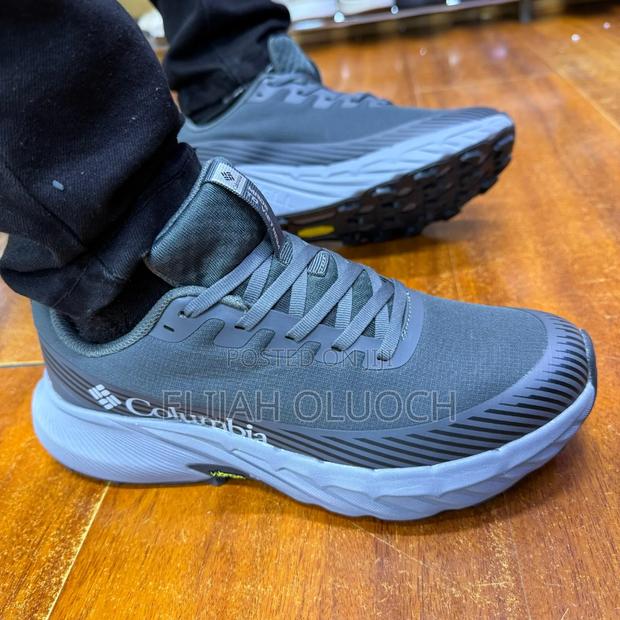 Gray Columbia Unisex Sneakers Featuring Vibram Outsoles - main view