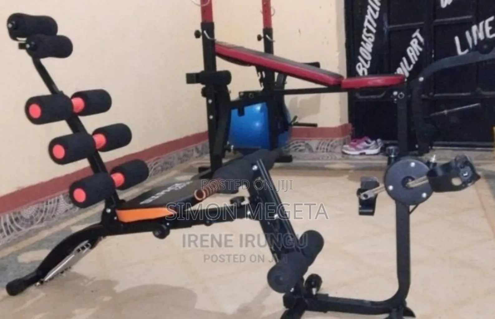 With Pedals Six Pack Machine. New