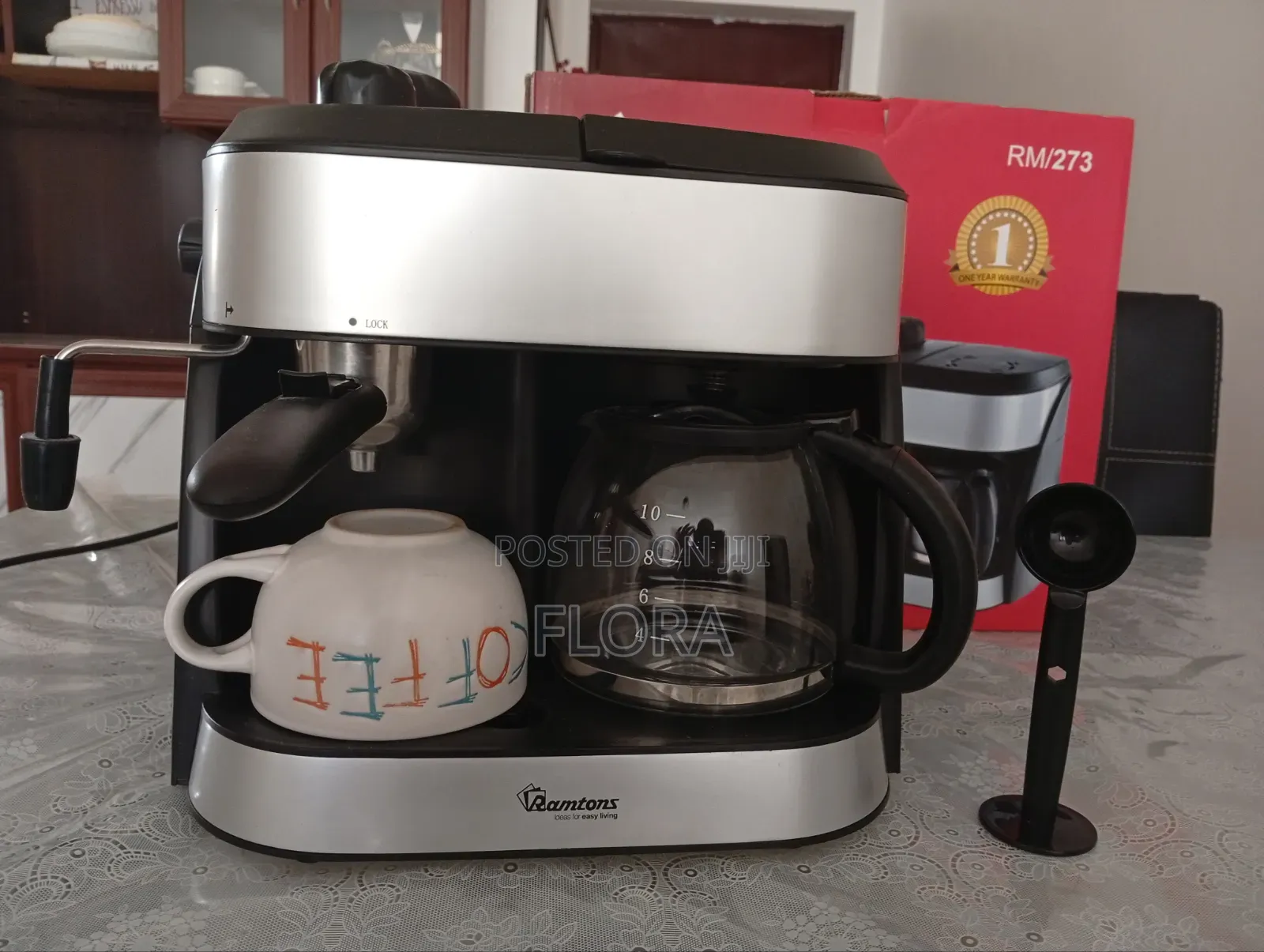 Ramtons Coffee Maker Machine. Rm/273