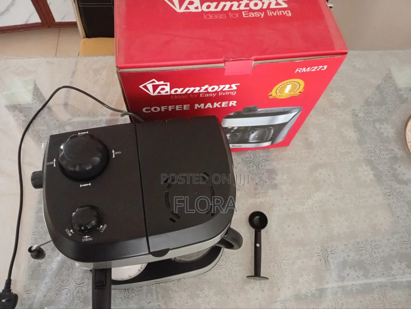 Ramtons Coffee Maker Machine. Rm/273