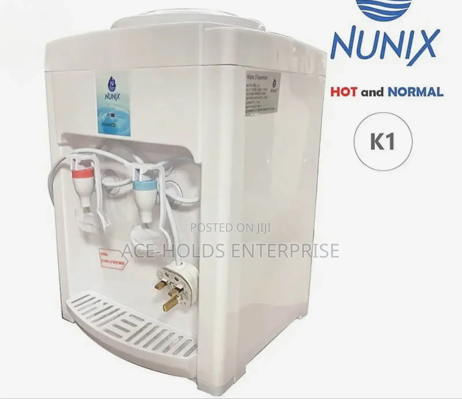 Nunix Dispenser Table Top Hot and Normal - White