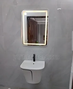 Flowered Wall Hung Hand Wash Basin