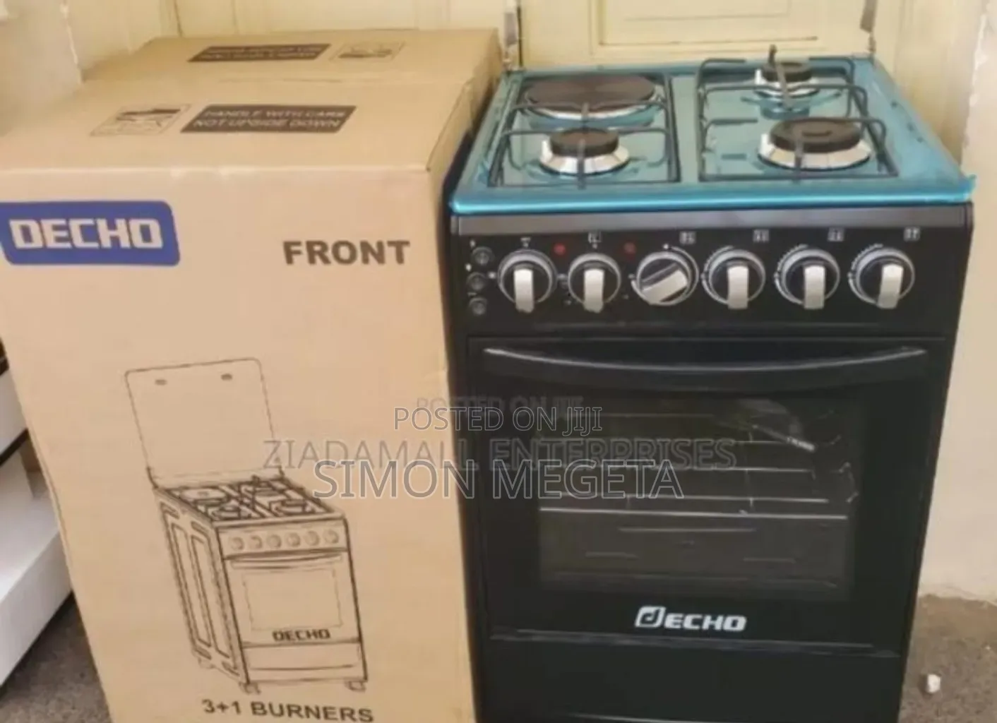 Colour Black 60*60 Decho 3+1 Cooker