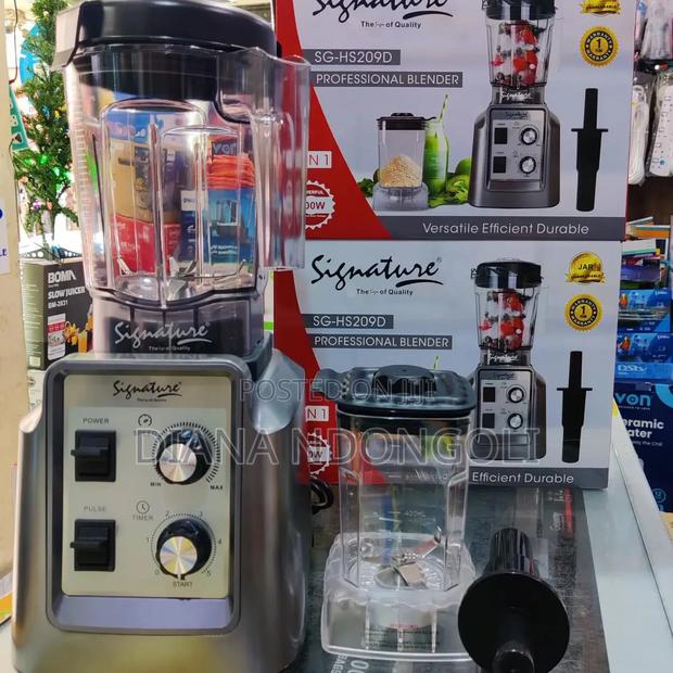 *Signature Commercial 2in1 Blender With 2 Jars