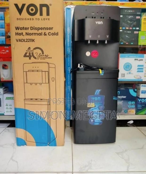 Newly Restocked Von Hot Normal and Cold 3 Taps Dispenser