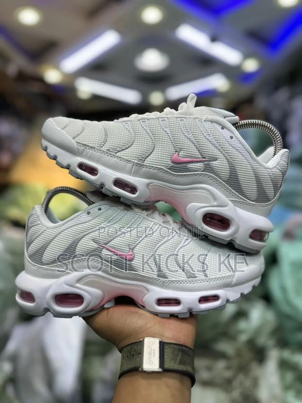 Nike Airmax Plus“ Summit White Pink ” Quality Leather - thumbnail 2