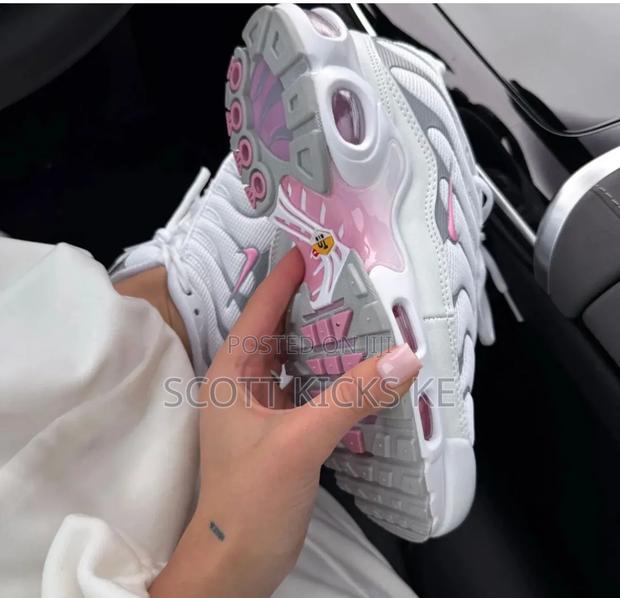 Nike Airmax Plus“ Summit White Pink ” Quality Leather - thumbnail 3
