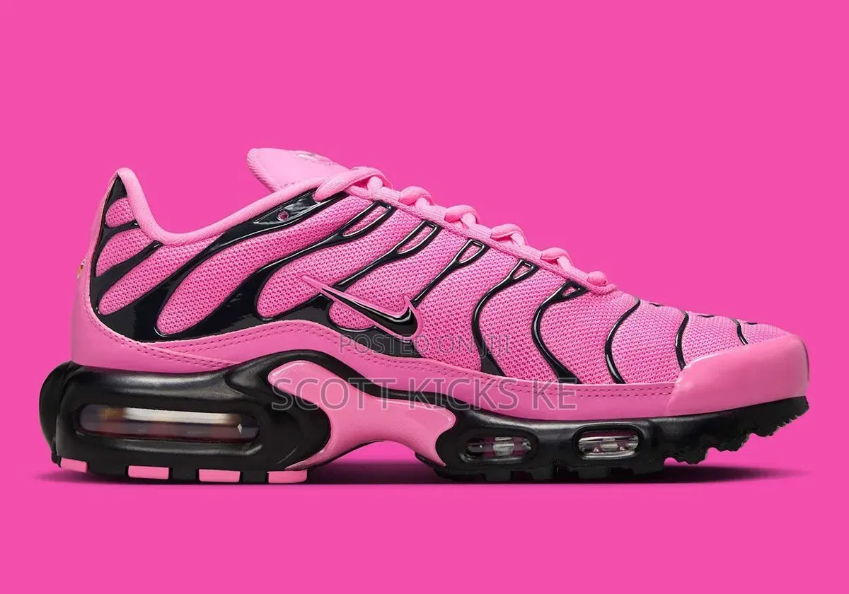 Nike Airmax Plus“ Black Pink ” Quality Leather