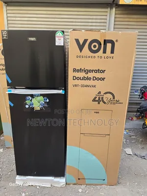Von 334 Litres No Frost Double Door Refrigerator