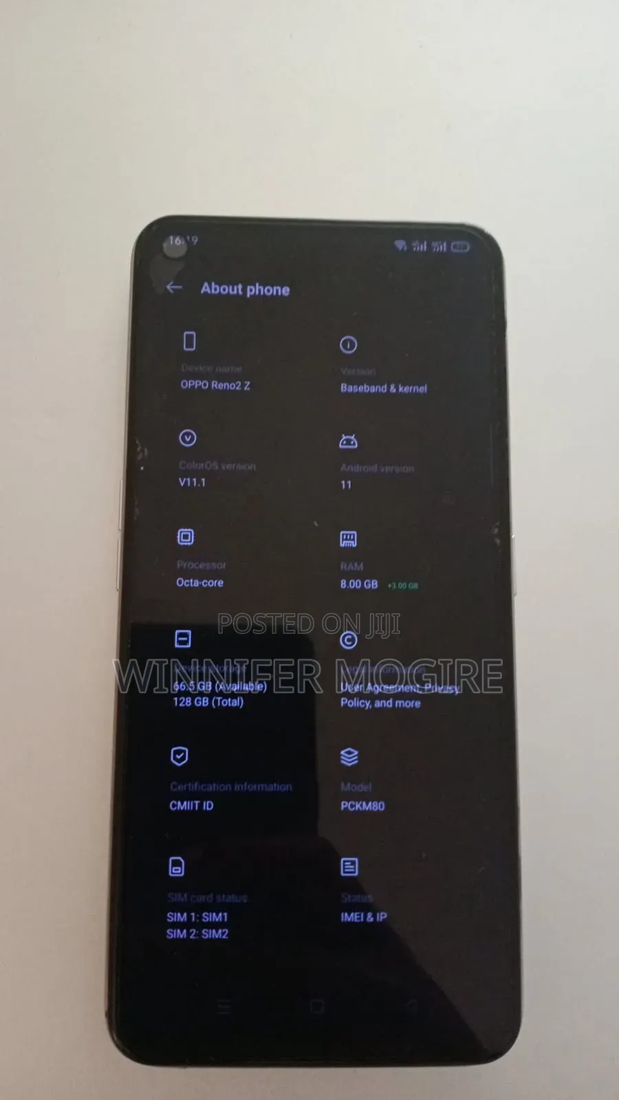 Oppo Reno 2Z 128 GB White