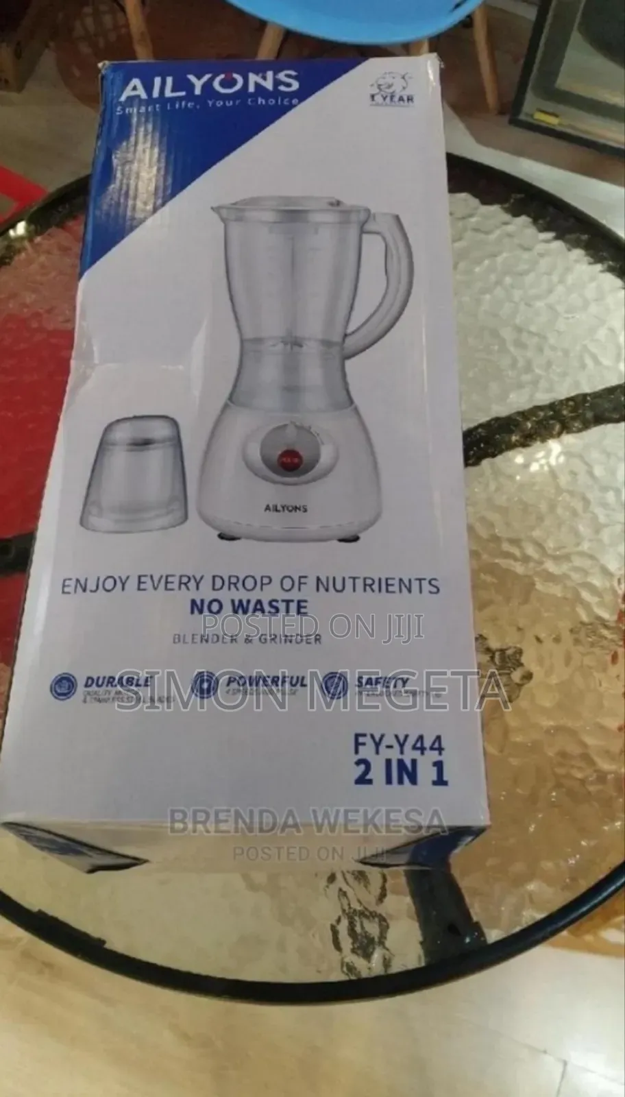 Modern Home Use Ailyon Blender 2in1. Commercial