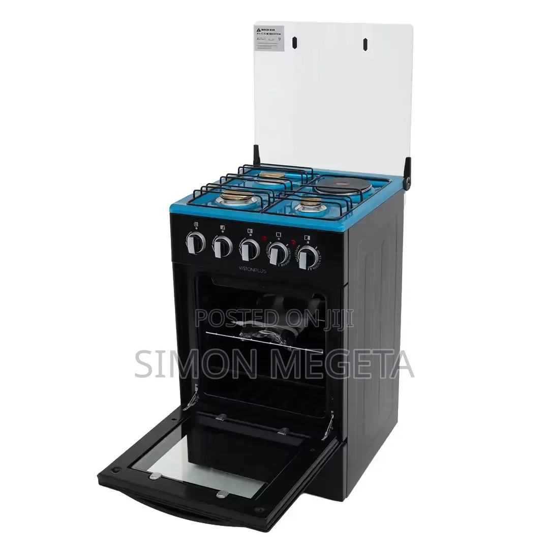 With Electric Plate And Oven 50*55 Decho 3+1 Cooker