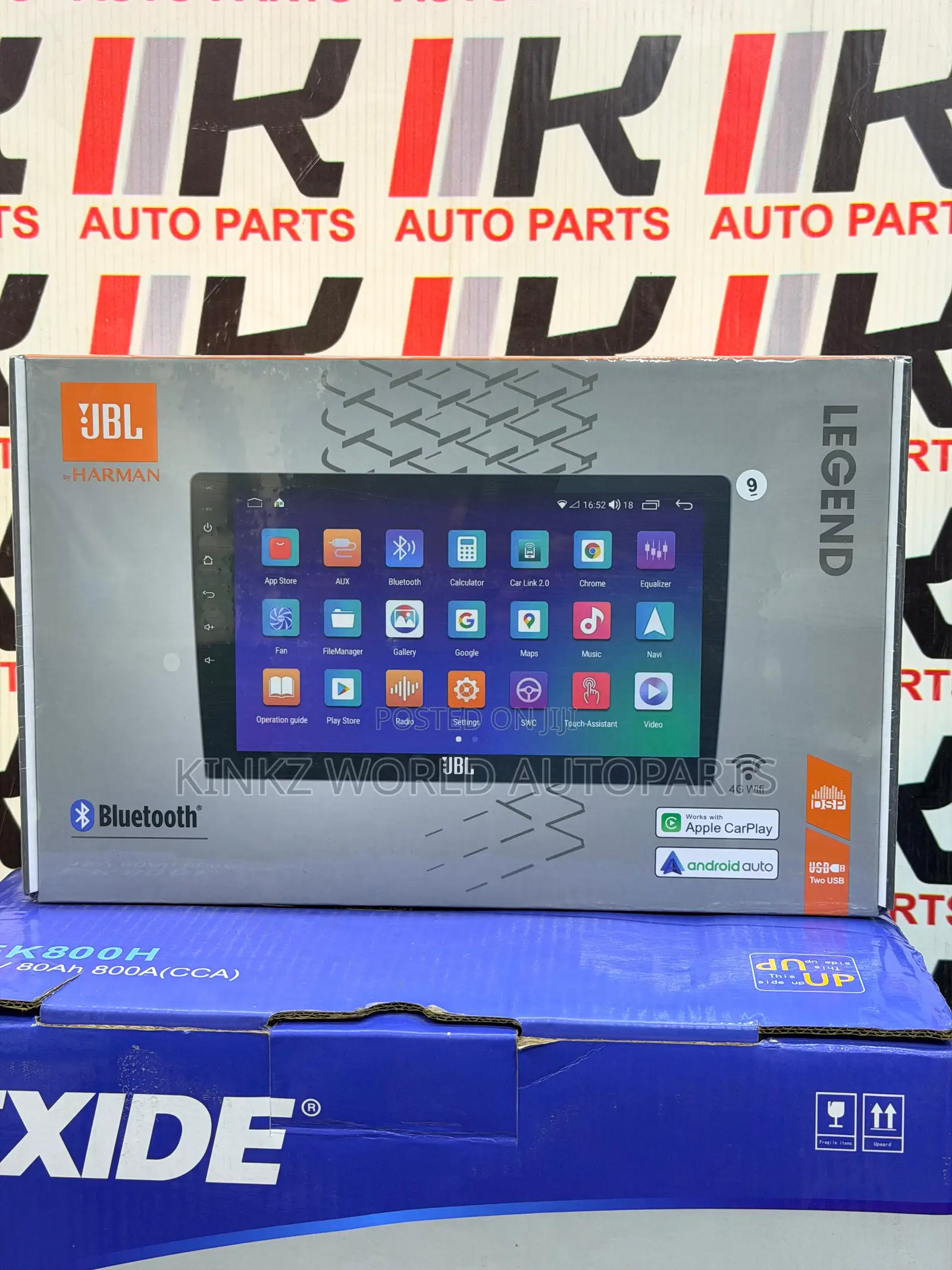 JBL Legend 700 2-Din 9" Car Stereo Apple Carplay Android Auto